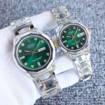 ROLEX 316L Steel 42mm 32mm Couple Watch